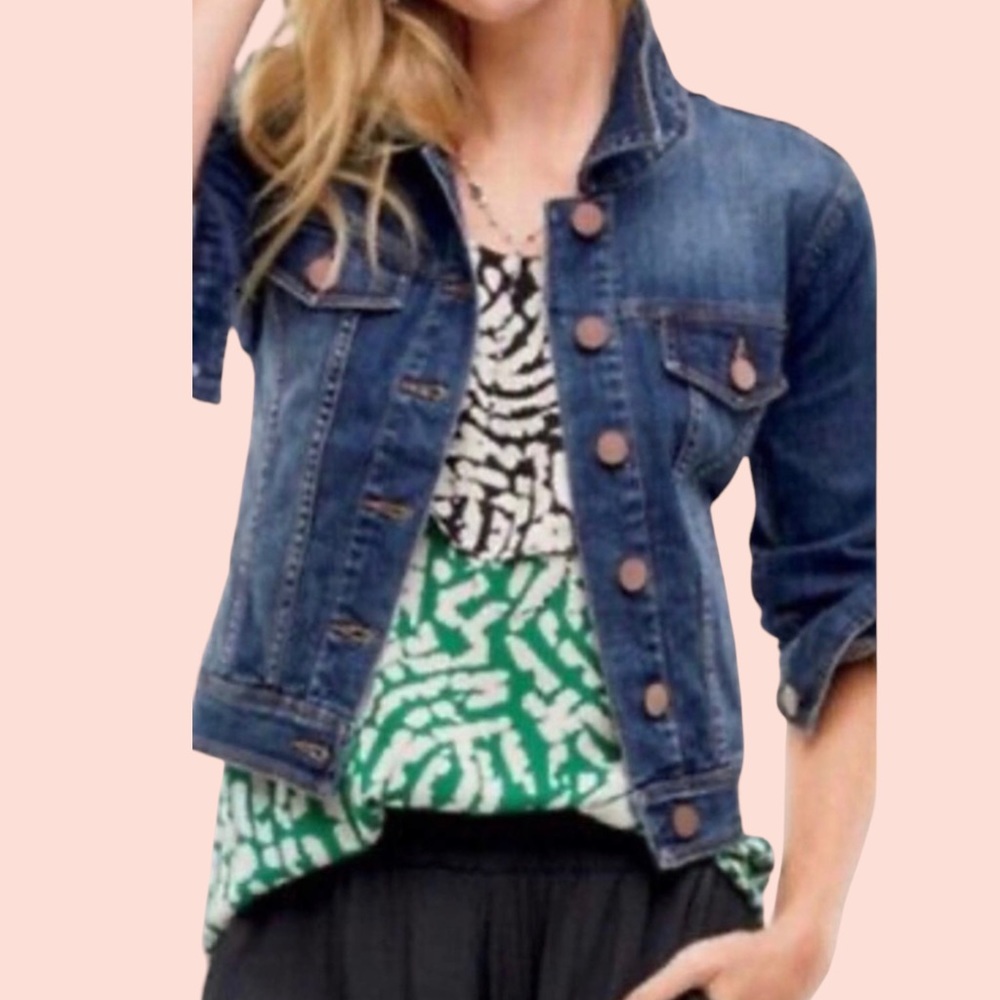 CAbi Green/Cream/Black Mixed Print Tiered Hobnob Cami #5732